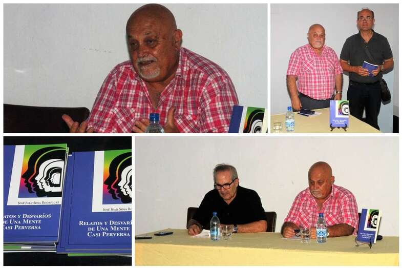 Momentos de la presentación del libro, este viernes en el Círculo Cultural (Foto TA)